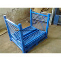 Galvanized Warehouse Stackable Heavy Duty Steel Pallet Container